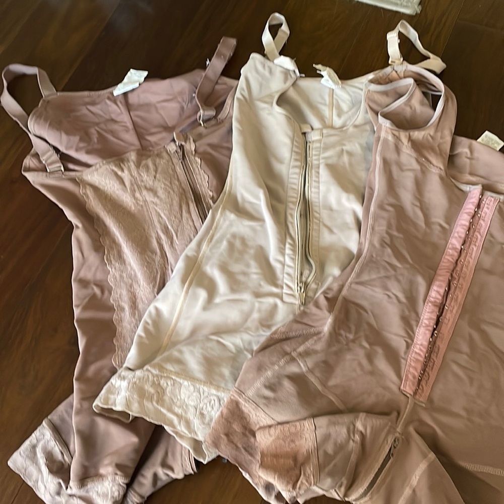 3 fajas- 1L, 2-M and arm compression top